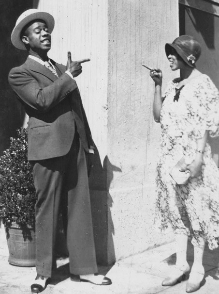 LOUIS ARMSTRONG, GENANNT SATCHMO, UND LILLIAN HARDIN-ARMSTRONG (1923)