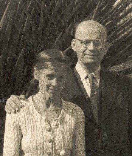 Paul mit seiner zweiten Ehefrau Eva, geborene Dittrich, um 1955