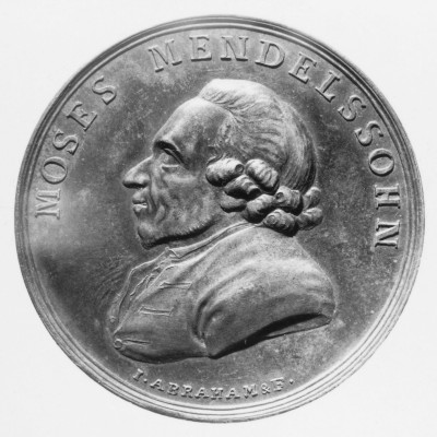 Jakob Abraham / Abraham Abramson, Moses Mendelssohn-Medaille, 1774, © bpk / Staatsbibliothek zu Berlin