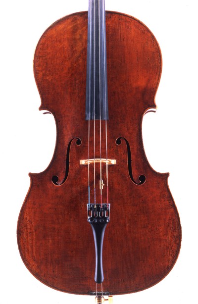 Francesco von Mendelssohn’s cello, made in 1720 © photo: Stewart Pollens.